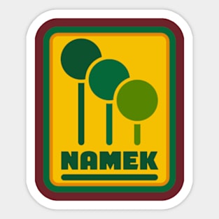 Namek Retro Logo Sticker